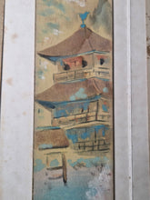 Load image into Gallery viewer, An Exemplary Album of Tanzaku Strip Poetry and Paintings, Circa 1830-1980. 47 Magnificent Paintings of Landscapes, Floral Gatherings and More, All in Different Styles. At least 40 Attributed Artists