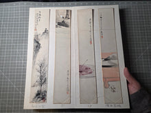 Load image into Gallery viewer, An Exemplary Album of Tanzaku Strip Poetry and Paintings, Circa 1830-1980. 47 Magnificent Paintings of Landscapes, Floral Gatherings and More, All in Different Styles. At least 40 Attributed Artists