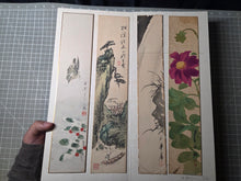 Load image into Gallery viewer, An Exemplary Album of Tanzaku Strip Poetry and Paintings, Circa 1830-1980. 47 Magnificent Paintings of Landscapes, Floral Gatherings and More, All in Different Styles. At least 40 Attributed Artists