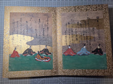 Load image into Gallery viewer, Senzai Wakashu Gajo (Collection of a Thousand Years Illustrated Collection), Circa 1650-1750. A Rare and Sumptuously Illuminated Manuscript of Books 1-3 of this Imperially Commissioned Anthology of Japanese Poetry, with 46 Yamato-E Paintings