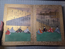 Load image into Gallery viewer, Senzai Wakashu Gajo (Collection of a Thousand Years Illustrated Collection), Circa 1650-1750. A Rare and Sumptuously Illuminated Manuscript of Books 1-3 of this Imperially Commissioned Anthology of Japanese Poetry, with 46 Yamato-E Paintings
