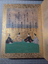 Load image into Gallery viewer, Senzai Wakashu Gajo (Collection of a Thousand Years Illustrated Collection), Circa 1650-1750. A Rare and Sumptuously Illuminated Manuscript of Books 1-3 of this Imperially Commissioned Anthology of Japanese Poetry, with 46 Yamato-E Paintings