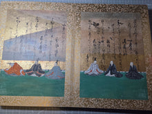Load image into Gallery viewer, Senzai Wakashu Gajo (Collection of a Thousand Years Illustrated Collection), Circa 1650-1750. A Rare and Sumptuously Illuminated Manuscript of Books 1-3 of this Imperially Commissioned Anthology of Japanese Poetry, with 46 Yamato-E Paintings