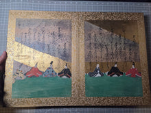 Load image into Gallery viewer, Senzai Wakashu Gajo (Collection of a Thousand Years Illustrated Collection), Circa 1650-1750. A Rare and Sumptuously Illuminated Manuscript of Books 1-3 of this Imperially Commissioned Anthology of Japanese Poetry, with 46 Yamato-E Paintings
