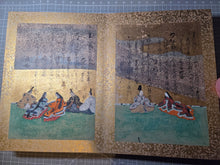Load image into Gallery viewer, Senzai Wakashu Gajo (Collection of a Thousand Years Illustrated Collection), Circa 1650-1750. A Rare and Sumptuously Illuminated Manuscript of Books 8-10 of this Imperially Commissioned Anthology of Japanese Poetry, with 47 Large Paintings
