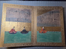 Load image into Gallery viewer, Senzai Wakashu Gajo (Collection of a Thousand Years Illustrated Collection), Circa 1650-1750. A Rare and Sumptuously Illuminated Manuscript of Books 8-10 of this Imperially Commissioned Anthology of Japanese Poetry, with 47 Large Paintings
