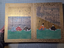 Load image into Gallery viewer, Senzai Wakashu Gajo (Collection of a Thousand Years Illustrated Collection), Circa 1650-1750. A Rare and Sumptuously Illuminated Manuscript of Books 8-10 of this Imperially Commissioned Anthology of Japanese Poetry, with 47 Large Paintings