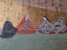 Load image into Gallery viewer, Senzai Wakashu Gajo (Collection of a Thousand Years Illustrated Collection), Circa 1650-1750. A Rare and Sumptuously Illuminated Manuscript of Books 8-10 of this Imperially Commissioned Anthology of Japanese Poetry, with 47 Large Paintings