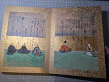 Load image into Gallery viewer, Senzai Wakashu Gajo (Collection of a Thousand Years Illustrated Collection), Circa 1650-1750. A Rare and Sumptuously Illuminated Manuscript of Books 8-10 of this Imperially Commissioned Anthology of Japanese Poetry, with 47 Large Paintings