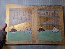 Load image into Gallery viewer, Senzai Wakashu Gajo (Collection of a Thousand Years Illustrated Collection), Circa 1650-1750. A Rare and Sumptuously Illuminated Manuscript of Books 8-10 of this Imperially Commissioned Anthology of Japanese Poetry, with 47 Large Paintings