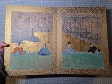 Load image into Gallery viewer, Senzai Wakashu Gajo (Collection of a Thousand Years Illustrated Collection), Circa 1650-1750. A Rare and Sumptuously Illuminated Manuscript of Books 8-10 of this Imperially Commissioned Anthology of Japanese Poetry, with 47 Large Paintings