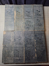 Load image into Gallery viewer, Myohorengekyo (The Lotus Sutra), Circa 1676. Rare Woodblock Printed, Complete Edition of the Lotus Sutra, With Kanbun Kundoku to translate Literary Chinese into Japanese. Produced on Mulberry Paper Treated with Mica Dust, in Eight Volumes