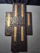 Load image into Gallery viewer, Jōdosanbukyō Kundoku (Reading of the Three Pure Land Sutras), Circa 1924-1927. Six Illuminated Manuscript Sutras containing the Buddhist Contemplation on the Sutra of Immeasurable life, Amitabha Sutra, Infinite Life Sutra, and Lotus Sutra