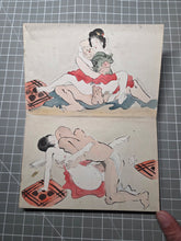 Load image into Gallery viewer, A Shunga Album of an Amorous Couple, Circa 1900-1950. Twelve Erotic Paintings