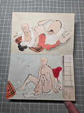 Load image into Gallery viewer, A Shunga Album of an Amorous Couple, Circa 1900-1950. Twelve Erotic Paintings