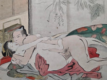 Load image into Gallery viewer, A Shunga Album of Various Pairings, Circa 1900-1950. Twelve Erotic Paintings