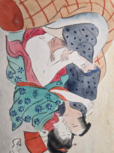 Load image into Gallery viewer, A Shunga Album of Various Pairings, Circa 1900-1950. Twelve Erotic Paintings