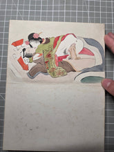 Load image into Gallery viewer, A Shunga Album of Various Pairings, Circa 1900-1950. Twelve Erotic Paintings