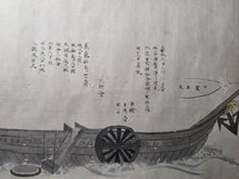 Load image into Gallery viewer, Amerika-sō Aishū Uraga Tsu Torai Emaki Ken-ichi and Makuni (Picture Scroll of the Arrival of the Uragazu Migrants from the Sagami Province of America Volumes 1 and 2), Circa 1853. Two Rare Black Ship Scrolls of the Perry Expedition
