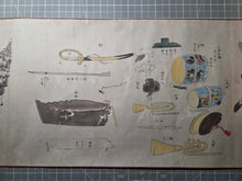 Load image into Gallery viewer, Amerika-sō Aishū Uraga Tsu Torai Emaki Ken-ichi and Makuni (Picture Scroll of the Arrival of the Uragazu Migrants from the Sagami Province of America Volumes 1 and 2), Circa 1853. Two Rare Black Ship Scrolls of the Perry Expedition