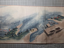 Load image into Gallery viewer, Amerika-sō Aishū Uraga Tsu Torai Emaki Ken-ichi and Makuni (Picture Scroll of the Arrival of the Uragazu Migrants from the Sagami Province of America Volumes 1 and 2), Circa 1853. Two Rare Black Ship Scrolls of the Perry Expedition