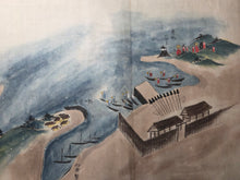 Load image into Gallery viewer, Amerika-sō Aishū Uraga Tsu Torai Emaki Ken-ichi and Makuni (Picture Scroll of the Arrival of the Uragazu Migrants from the Sagami Province of America Volumes 1 and 2), Circa 1853. Two Rare Black Ship Scrolls of the Perry Expedition