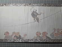 Load image into Gallery viewer, Tanuki no Majutsu Makimono (The Magic of the Tanuki Picture Scroll), 1928. A Delightful Emakimono Tale of a Raccoon, with Numerous Painted Scenes of a Comical Nature, and Several Hell Scenes, including a Demonic Procession