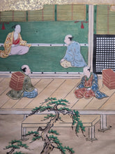 Load image into Gallery viewer, Nara Ehon Bunsho Soshi (Nara Picture Book Bunsho Soshi), 1456. A Complete Set of Three Medieval Manuscripts, with A Suite of Fourteen Sumptuously Illuminated and Hand Painted Illustrations