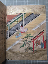 Load image into Gallery viewer, Nara Ehon Bunsho Soshi (Nara Picture Book Bunsho Soshi), 1456. A Complete Set of Three Medieval Manuscripts, with A Suite of Fourteen Sumptuously Illuminated and Hand Painted Illustrations