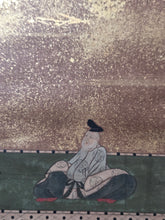 Load image into Gallery viewer, An Illuminated Painting Album of Poets and Calligraphy, Circa 1634-1691. A Beautiful Album in the Style of the Sanjurokkasen, or 36 Immortal Poets
