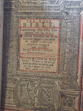 Load image into Gallery viewer, The Holy Bible containing the Old Testament and the New, 1638. An Early Bible with a Beautiful Contemporary Binding and Silver Fittings, and Early, Documented Women Ownership