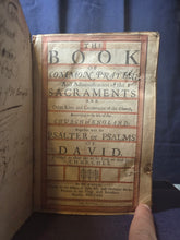 Load image into Gallery viewer, The Book of Common Prayer; Bound With; The Holy Bible Containing the Old Testament and the New; Bound With; A Brief Concordance; Bound With; The Whole Book of Psalmes, 1671/1669/1671/1649. With Silver Fittings and Contemporary Woman Ownership