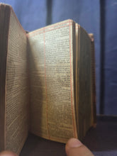 Load image into Gallery viewer, The Holy Bible Containing the Old Testament and The New, 1658. A Pocket-Sized King James Bible with Contemporary Red Ruling. The Pearl Bible