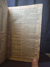 Load image into Gallery viewer, The Holy Bible containing the Old Testament and the New, 1695. An Early Bible with a Beautifully Gilt Tooled Contemporary Binding and Red Ruling