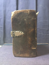 Load image into Gallery viewer, The Holy Bible containing the Old Testament and the New; Bound With; The Whole Book of Psalms Collected into English Meter, 1676/1677. Contemporary Binding with a Curious Spine and Silver Clasp,  and Early Women Ownership Inscriptions