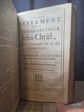 Load image into Gallery viewer, The Book of Common Prayer; Bound With; The Holy Bible, containing the Old Testament and the New, 1688/1690. With a Beautiful Contemporary Binding and Ornate Silver Clasp