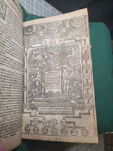 Load image into Gallery viewer, Book of Common Prayer; Bound With; The Genealogies; Bound With; The Holy Bible Containing the Old Testament and the New; Bound With; The Whole Book of Psalmes, 1639/1640. 34 Pages of Engraved Family Trees