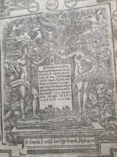 Load image into Gallery viewer, Book of Common Prayer; Bound With; The Genealogies; Bound With; The Holy Bible Containing the Old Testament and the New; Bound With; The Whole Book of Psalmes, 1639/1640. 34 Pages of Engraved Family Trees