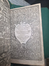 Load image into Gallery viewer, Book of Common Prayer; Bound With; The Genealogies; Bound With; The Holy Bible Containing the Old Testament and the New; Bound With; The Whole Book of Psalmes, 1639/1640. 34 Pages of Engraved Family Trees