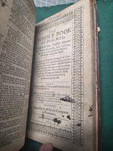Load image into Gallery viewer, Book of Common Prayer; Bound With; The Genealogies; Bound With; The Holy Bible Containing the Old Testament and the New; Bound With; The Whole Book of Psalmes, 1639/1640. 34 Pages of Engraved Family Trees