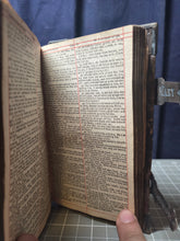 Load image into Gallery viewer, The Holy Bible containing the Old Testament and the New, 1712/1713. A Baskett Bible in a Beautiful Contemporary Binding Commissioned and Owned by a Pious Woman, with Silver Fittings and Engravings