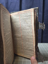 Load image into Gallery viewer, The Holy Bible containing the Old Testament and the New, 1712/1713. A Baskett Bible in a Beautiful Contemporary Binding Commissioned and Owned by a Pious Woman, with Silver Fittings and Engravings