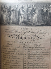 Load image into Gallery viewer, The Holy Bible Ornamented with Engravings by James Fittler from Celebrated Pictures by Old Masters, 1796. The Second Edition of Fittler’s Cabinet Bible, With Over 30 Plates of Beautiful Illustrations