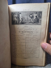 Load image into Gallery viewer, The Holy Bible Ornamented with Engravings by James Fittler from Celebrated Pictures by Old Masters, 1796. The Second Edition of Fittler’s Cabinet Bible, With Over 30 Plates of Beautiful Illustrations