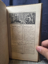 Load image into Gallery viewer, The Holy Bible Ornamented with Engravings by James Fittler from Celebrated Pictures by Old Masters, 1796. The Second Edition of Fittler’s Cabinet Bible, With Over 30 Plates of Beautiful Illustrations