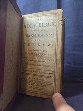 Load image into Gallery viewer, The Holy Bible, containing the Old and New Testaments, 1769. Volume 1 of 2. An Early Bible in a Beautiful Morocco Leather Binding