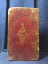 Load image into Gallery viewer, The Holy Bible Containing the Old Testament and the New, 1713. Volumes 1 of 2, Old Testament Only. With Red Ruling and A Tooled Morocco Binding