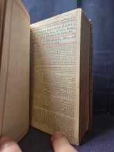 Load image into Gallery viewer, The Holy Bible Containing the Old Testament and the New, 1713. Volumes 1 of 2, Old Testament Only. With Red Ruling and A Tooled Morocco Binding