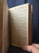Load image into Gallery viewer, The Holy Bible Containing the Old Testament and the New, 1713. Volumes 1 of 2, Old Testament Only. With Red Ruling and A Tooled Morocco Binding