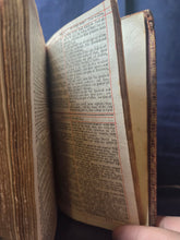 Load image into Gallery viewer, The Holy Bible Containing the Old Testament and the New, 1713. Volumes 1 of 2, Old Testament Only. With Red Ruling and A Tooled Morocco Binding